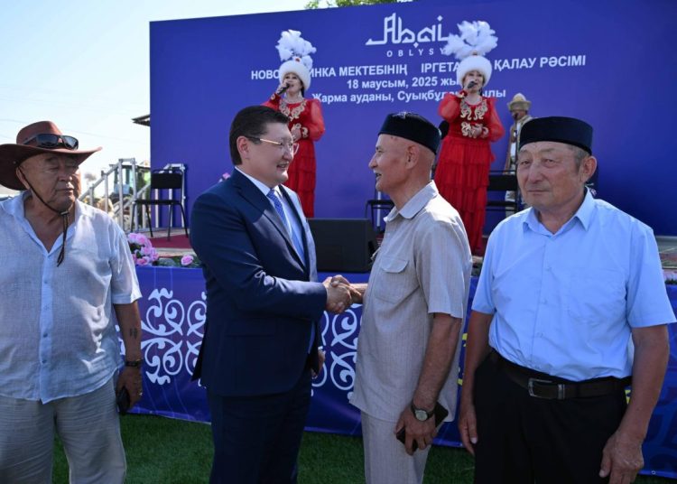 Суықбұлақ ауылында жаңа мектептің құрылысы басталды