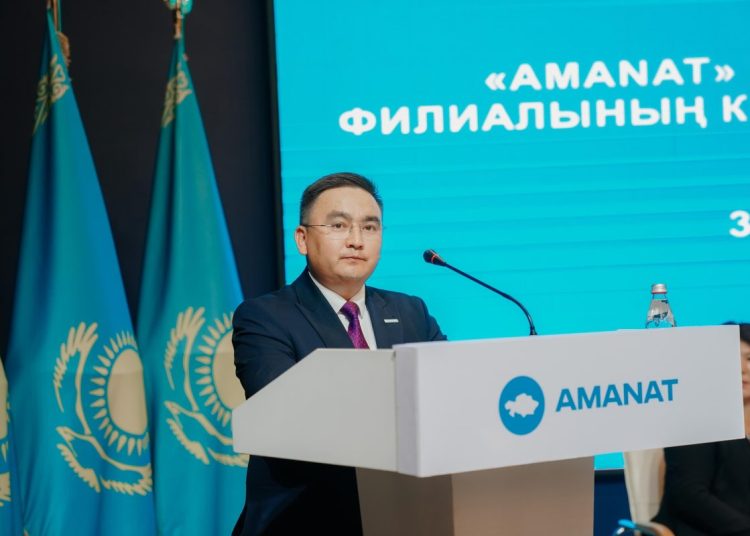 Айдар Садырбаев «AMANAT» партиясы Абай облыстық филиалының төрағасы болып сайланды