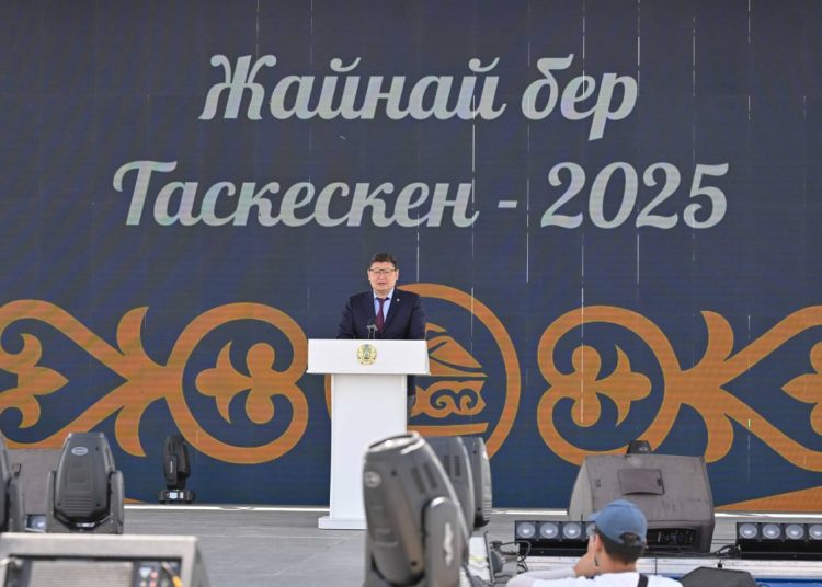 Үржар ауданының Таскескен ауылында «Ауыл – ел бесігі» фестивалі өтіп жатыр