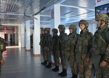 Семей гарнизонында әскери бөлімдер жауынгерлік дабыл бойынша көтерілді