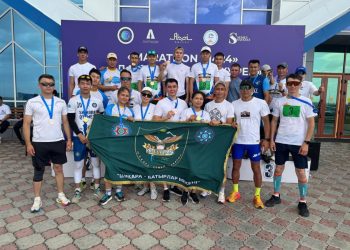 Шекарашылар Семей марафонында топ жарды