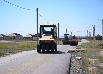 Семейде 52 көшеде жол жөндеу жұмыстары жүріп жатыр