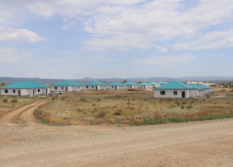 Көкпекті ауданында әлеуметтік осал топтарға арналған жаңа үйлер бой көтеруде