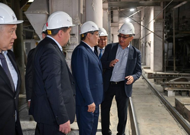 Облыс әкімі «Силикат» зауытында болды