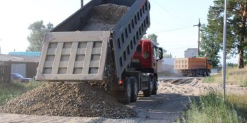 Бородулиха ауданында жолдар жаңаруда