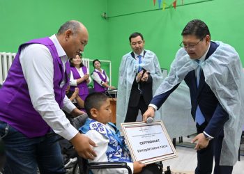 Үржарда ерекше балалар орталығы кеңейеді: жаңа екі қабатты корпус салынып жатыр