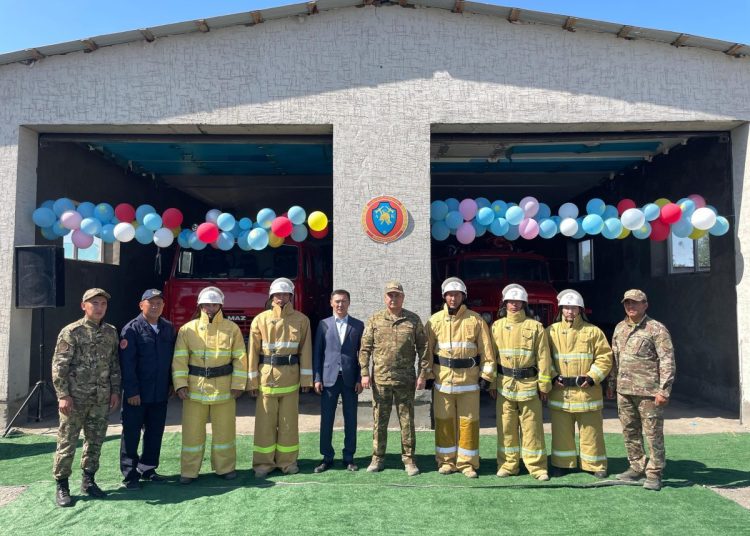 Қабанбайда жаңа өрт сөндіру бекеті іске қосылды