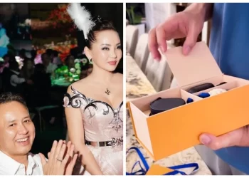 «500 мың теңге»: Баян Мақсатқызы жұбайына қымбат құлаққап сыйлады