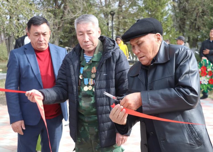 Көкпектіде Ауған соғысы ардагерлеріне арналған саябақ жаңа орынға көшірілді