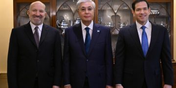 Президент АҚШ Мемлекеттік хатшысы Марк Рубиомен және Дональд Трамп Әкімшілігінің басқа да өкілдерімен кездесті