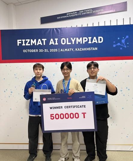 Абайлық оқушылар AI олимпиадасында күміс жүлде алды