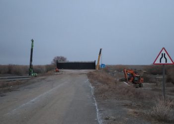 Көкпекті ауданында Тассай ауылына баратын көпір қайта жаңартылып жатыр