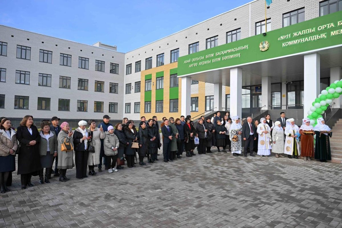 Аягөзде 600 орындық заманауи мектеп ашылды