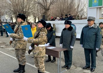 «Күз-2025» шақырылымының сарбаздары Отан алдында ант қабылдады