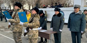 «Күз-2025» шақырылымының сарбаздары Отан алдында ант қабылдады