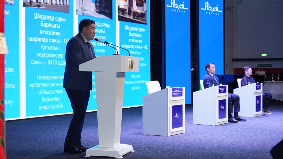 Абай облысында мәдениет саласының «Жыл үздігі – 2025» атты жылдың қорытынды іс-шарасы өтуде