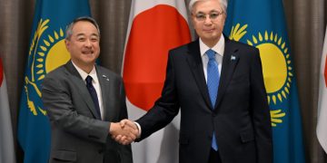 Мемлекет басшысы Sumitomo компаниясының президенті Шинго Уэноны қабылдады