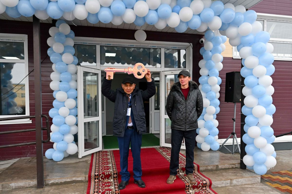 Алғабаста 110 адамға арналған жаңа спорт кешені іске қосылды