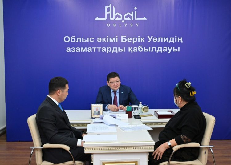 Берік Уәли Аягөз ауданының тұрғындарын қабылдап, өзекті мәселелерін тыңдады