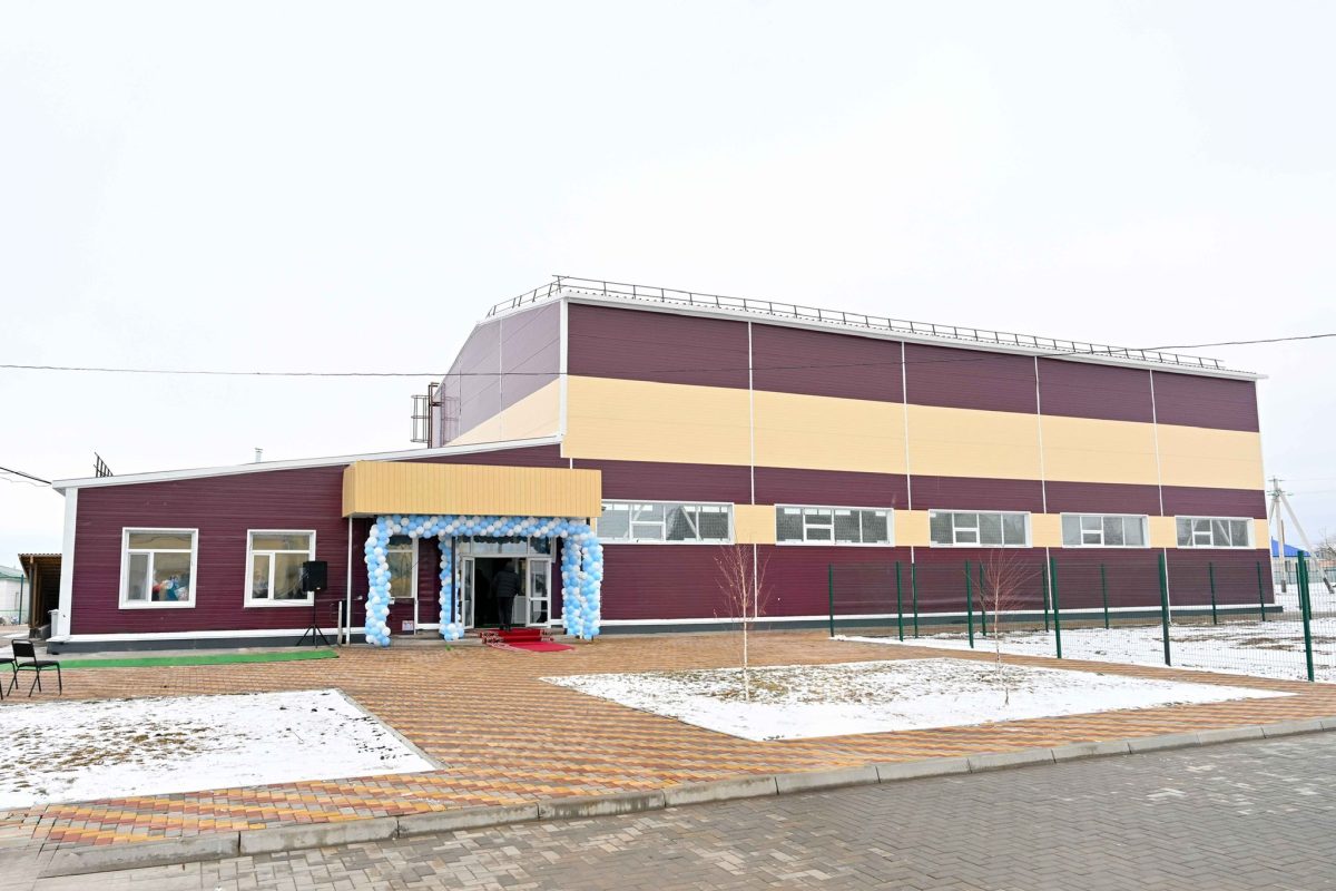 Алғабаста 110 адамға арналған жаңа спорт кешені іске қосылды