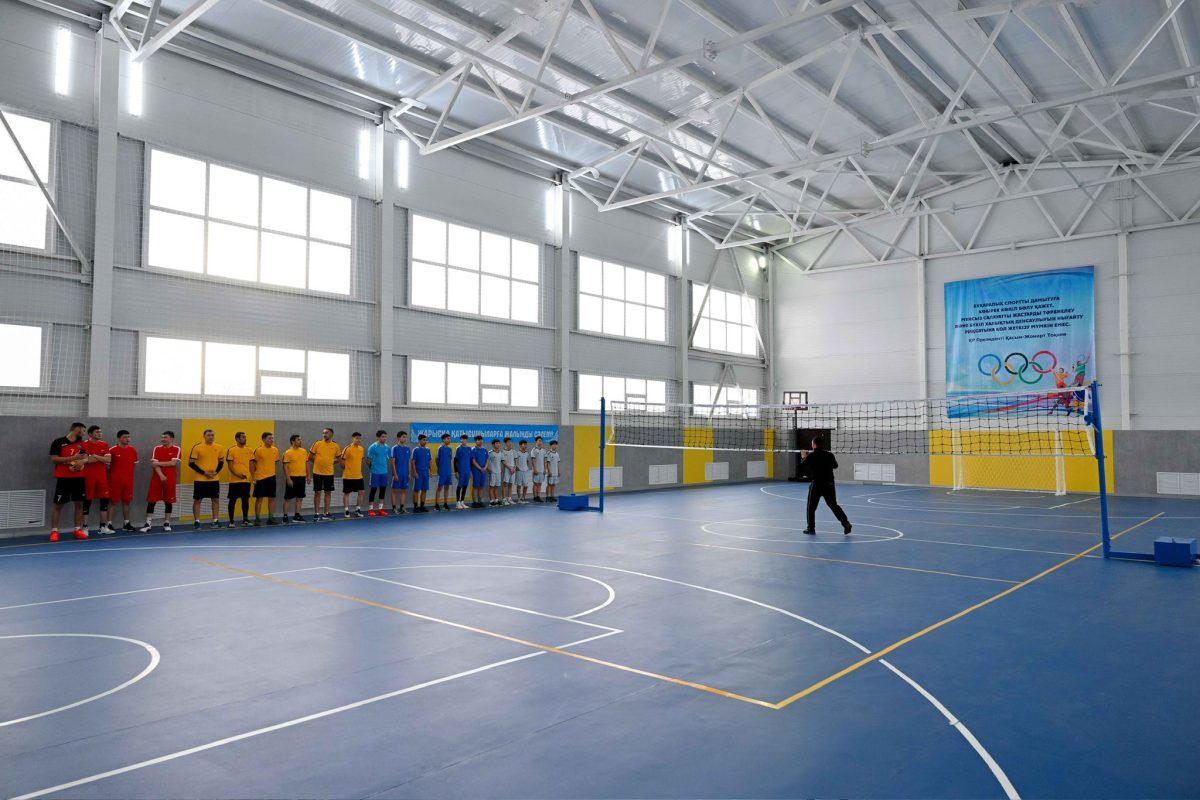 Алғабаста 110 адамға арналған жаңа спорт кешені іске қосылды