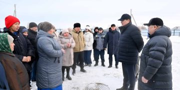 Шағанға 19 шақырым су желісі тартылды: кент алғаш рет орталық ауыз сумен қамтылды