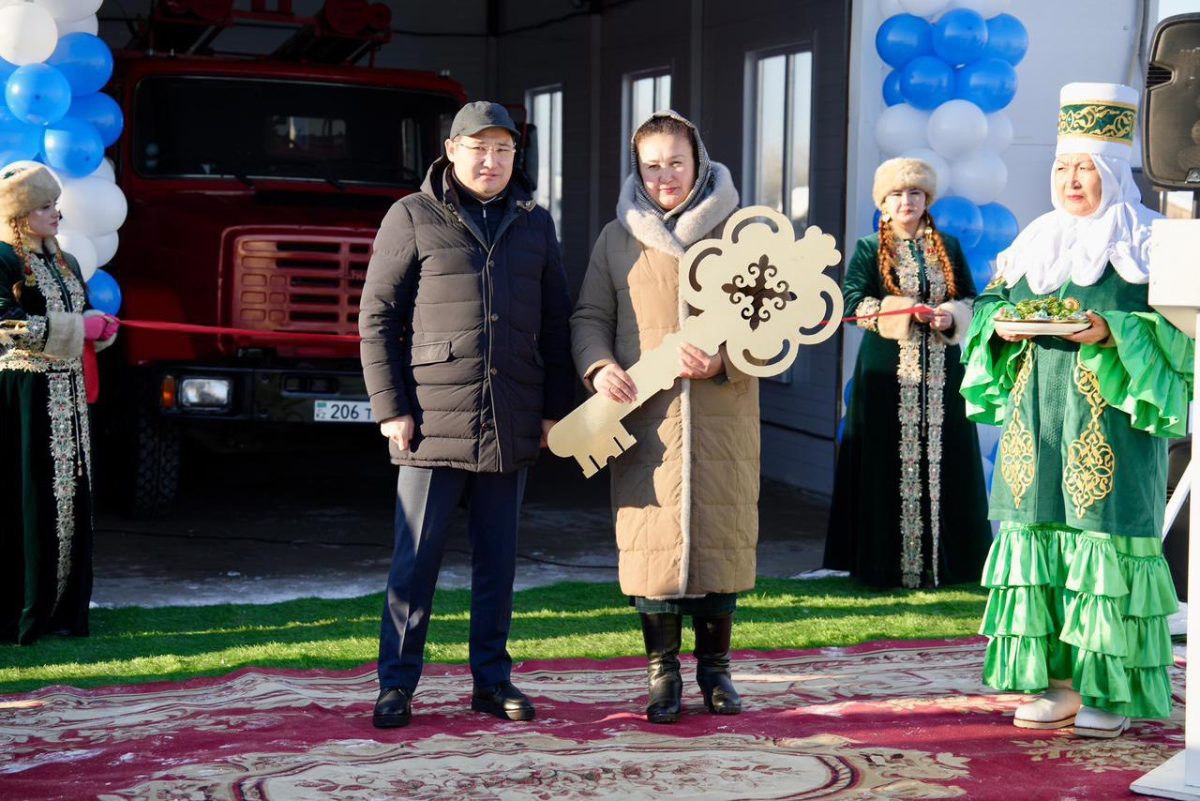 Көкжайықтан Қарабасқа дейін: екі ауданда жаңа өрт сөндіру бекеттері іске қосылды
