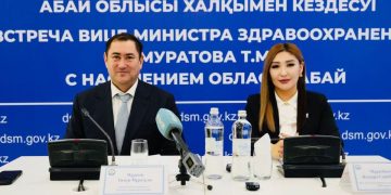 Денсаулық сақтау вице-министрі Абай облысындағы медицина саласының жағдайымен танысты