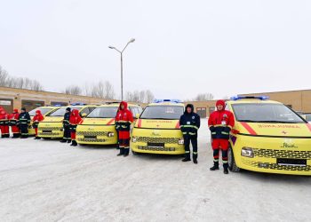 Семейде жедел жәрдемнің автопаркі жаңарып жатыр: алғашқы 10 көлік тапсырылды