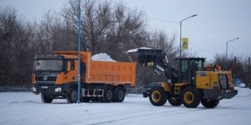 Абай облысында қар тазалау және шығару жұмыстары тұрақты жүргізілуде