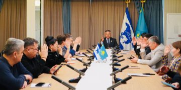 «Ақ жол» демократиялық партиясының Орталық кеңсесінде Ұлттық кеңес президиумы мен парламенттік фракцияның бірлескен отырысы өтті