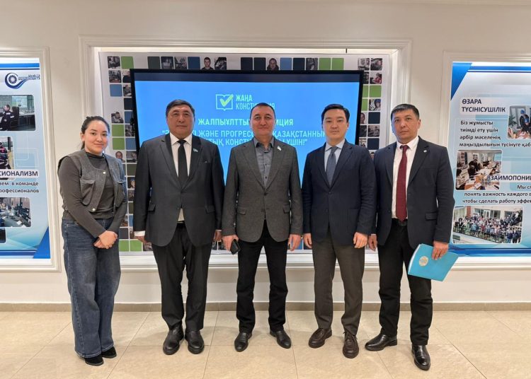 Абай облысындағы «Шүлбі ГЭС» ЖШС ұжымы Конституциялық өзгерістерді қолдайды