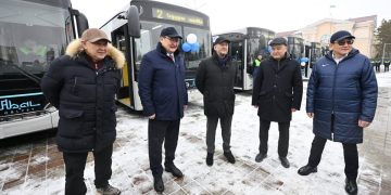 Семейде қоғамдық көлік жаңарып жатыр: қалаға 32 жаңа автобус әкелінді