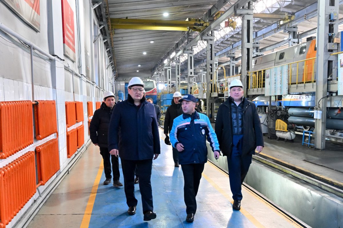 Аягөздегі локомотив депосының жұмысы назарға алынды