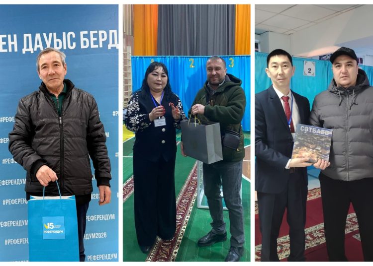 Қазақстандықтар жаңа Конституцияны қабылдау жөніндегі республикалық референдумда дауыс белсенді беруде