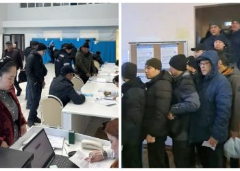 Үш облыста сайлау учаскелерінде ұзын кезек пайда болды