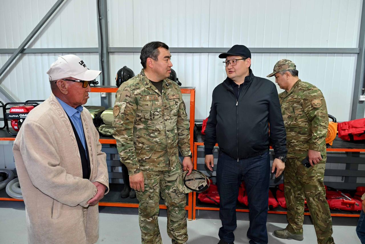 Ақсуат ауданының Қызыл кесік ауылында өрт сөндіру бекеті ашылды