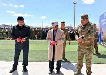 Ақсуат ауданының Қызыл кесік ауылында өрт сөндіру бекеті ашылды