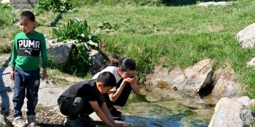 Жарма ауданындағы киелі бұлақ маңы тазартылып, көшет отырғызылды