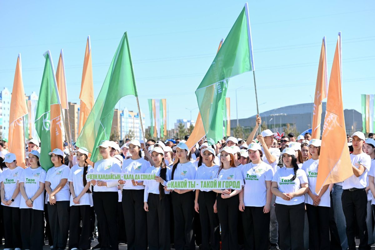 Абай облысында «Таза Қазақстан» бағдарламасы аясындағы телекөпірге 5 мыңнан астам тұрғын қатысты