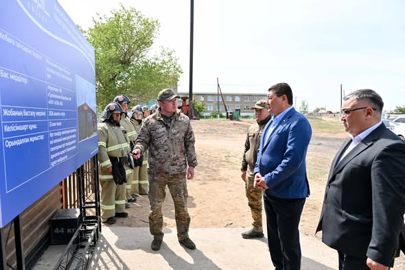 Бөкенші ауылында өрт сөндіру пункті іске қосылды
