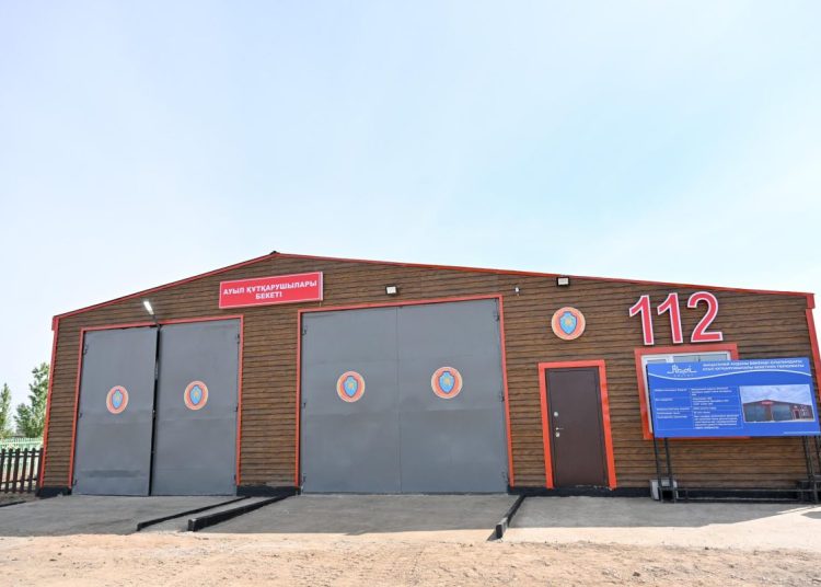 Бөкенші ауылында өрт сөндіру пункті іске қосылды