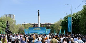 Абай облысында Жеңіс күні кең көлемде атап өтілуде
