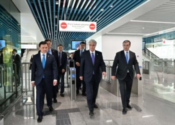 Мемлекет басшысы Astana LRT жүйесін іске қосу рәсіміне қатысты