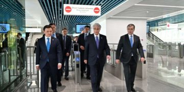 Мемлекет басшысы Astana LRT жүйесін іске қосу рәсіміне қатысты