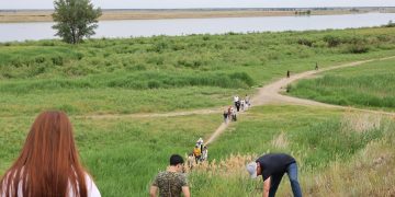 Курчатовта 130-дан астам тұрғын Ертіс жағалауында өткен экологиялық акцияға қатысты