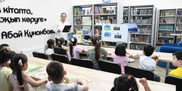 Елордадағы кітапханада мектепке дейінгі балаларға арналған экосағат өтті