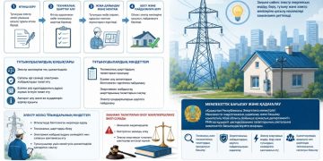 Электрмен жабдықтау желілеріне қосылу тәртібі және Қазақстан Республикасының электр энергетикасы саласындағы заңнамасының нормалары