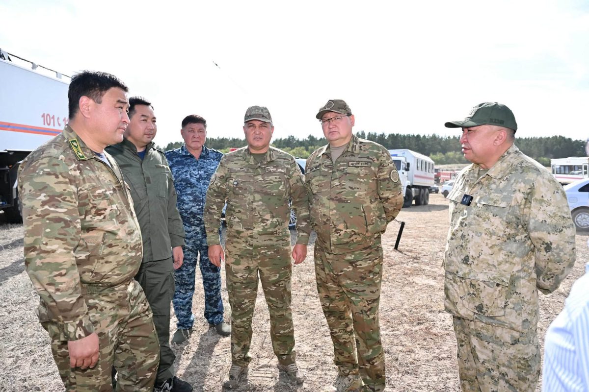 Бородулихадағы орман өрті: облыс әкімі жағдайды әуеден бақылап, қосымша күштер тартылды