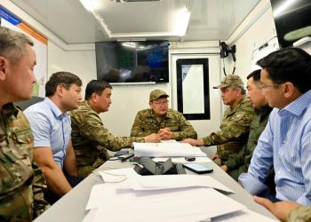 Бородулихадағы орман өрті: облыс әкімі жағдайды әуеден бақылап, қосымша күштер тартылды
